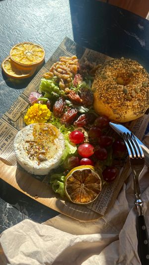 Vegan cheese at Bubita Bar in Barcelona