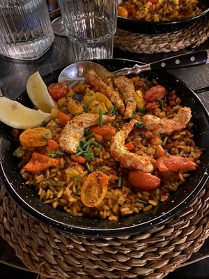 Paella de mar  at Bubita Bar in Barcelona
