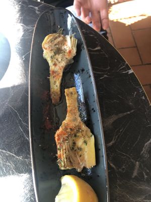 The artichokes. Really good    at Bubita Bar in Barcelona