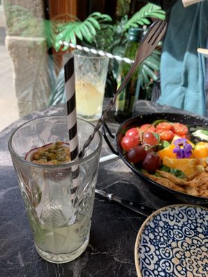 Passion fruit lemonade   at Bubita Bar in Barcelona