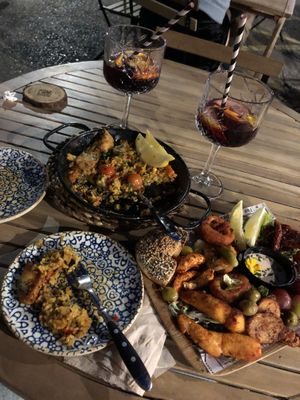 Vegane Paella  at Bubita Bar in Barcelona