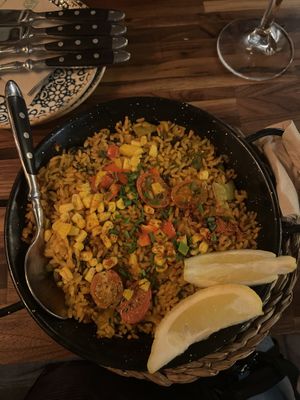 VERDURAS PAELLA  at Bubita Bar in Barcelona