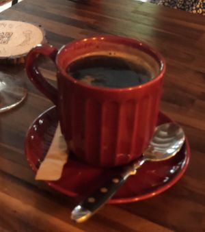 Americano coffee  at Bubita Bar in Barcelona