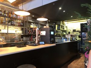 Open kitchen  at Bubita Bar in Barcelona