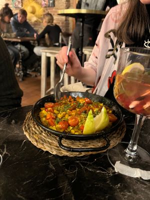 Paella at Bubita Bar in Barcelona