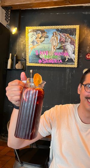 The best sangria ever!!   at Bubita Bar in Barcelona