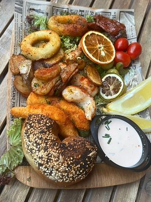 Sea Platter Starter  at Bubita Bar in Barcelona