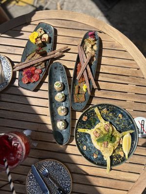 Tapas table for two  at Bubita Bar in Barcelona