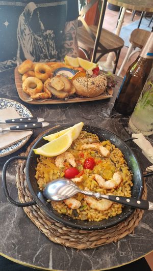 Paella at Bubita Bar in Barcelona