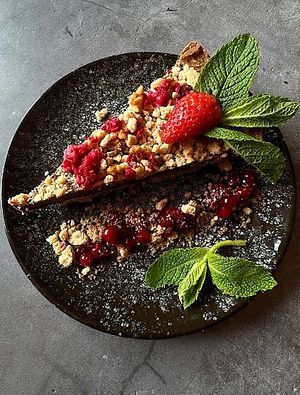 amazing chocolate tart at Bubita Bar in Barcelona