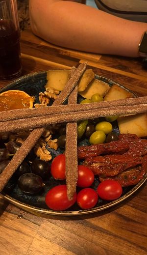 Incredible vegan cheese!  at Bubita Bar in Barcelona