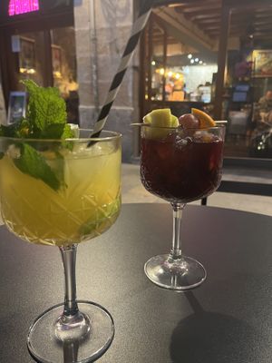 Non-alcoholic Sangria  at Bubita Bar in Barcelona
