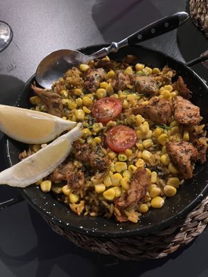 No-chicken-Paella  at Bubita Bar in Barcelona
