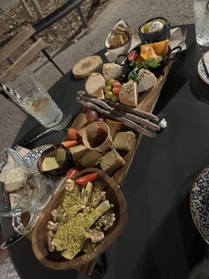 Tapas board  at Bubita Bar in Barcelona