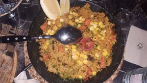 Paella at Bubita Bar in Barcelona