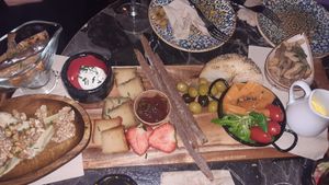 Cheese board at Bubita Bar in Barcelona