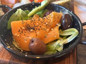 Salmon - out of this world   at Bubita Bar in Barcelona