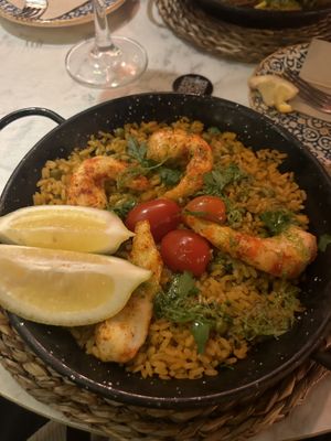Marisko Paella  at Bubita Bar in Barcelona