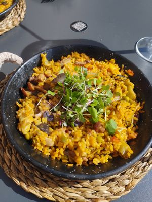 Setas silvestres (delicious mushrooms) at Bubita Bar in Barcelona