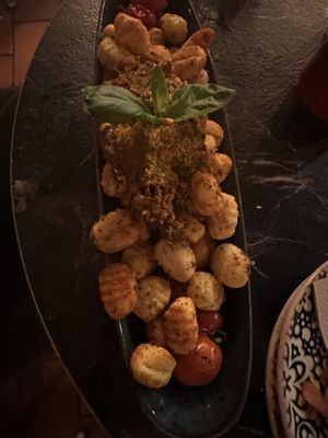 Delicious gnocchi   at Bubita Bar in Barcelona