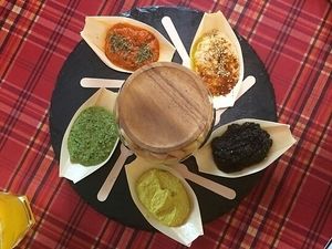 Dips at Bubita Bar in Barcelona