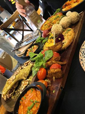 Mediterranean Platter  at Bubita Bar in Barcelona