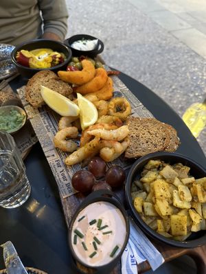 Spanish vibes tapas board  at Bubita Bar in Barcelona