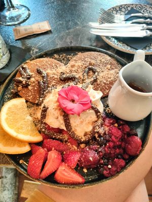 Pancakes at Bubita Bar in Barcelona