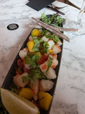 Summer ceviche at Bubita Bar in Barcelona