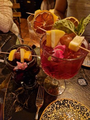 Sangrias at Bubita Bar in Barcelona