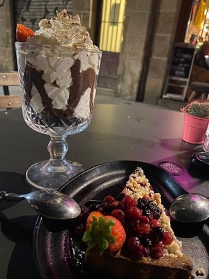 Desert at Bubita Bar in Barcelona