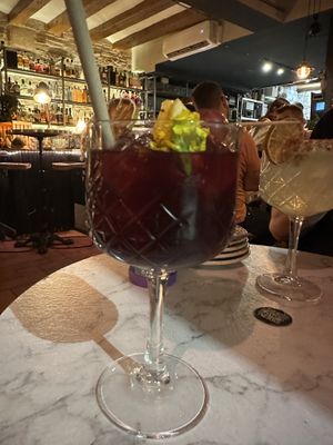 Jessica sangria  at Bubita Bar in Barcelona