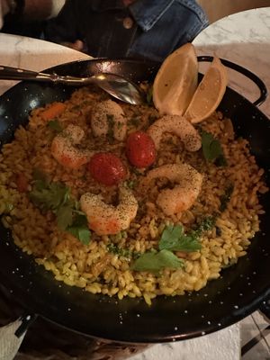 “Seafood” paella  at Bubita Bar in Barcelona
