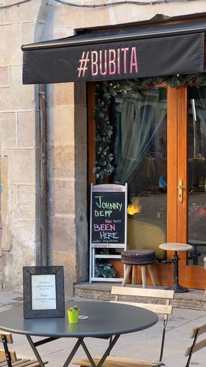 cosy bar next to Picasso Museum Barcelona  at Bubita Bar in Barcelona