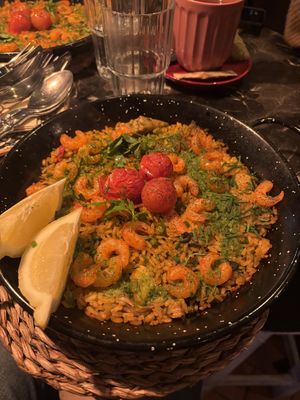 Paella  at Bubita Bar in Barcelona