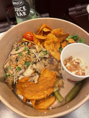 Tortilla with wild mushrooms (take away)  at Bubita Bar in Barcelona