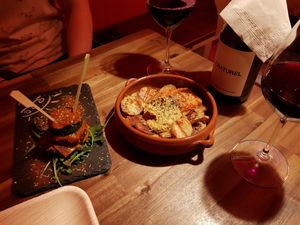 Delicious food  at Bubita Bar in Barcelona