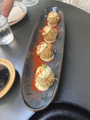 Croquetas  at Bubita Bar in Barcelona