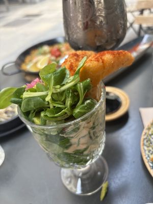 “Shrimp” cocktaill  at Bubita Bar in Barcelona