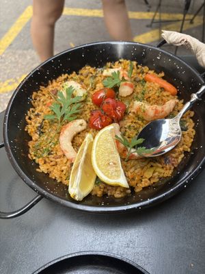 Paella  at Bubita Bar in Barcelona