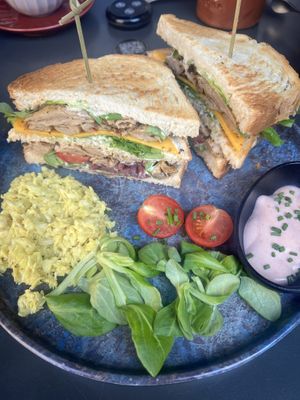 Chicken sandwich   at Bubita Bar in Barcelona