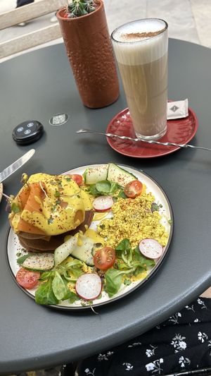 Nordic pancakes   at Bubita Bar in Barcelona