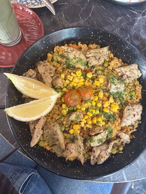 Paella vegan   at Bubita Bar in Barcelona