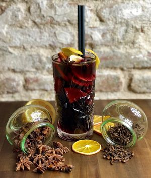 Jessica sangria  at Bubita Bar in Barcelona