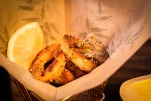 vegan calamari at Bubita Bar in Barcelona