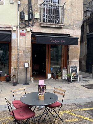 Lovely place to sit  at Bubita Bar in Barcelona