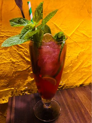 Sangria (no alcohol) at Bubita Bar in Barcelona