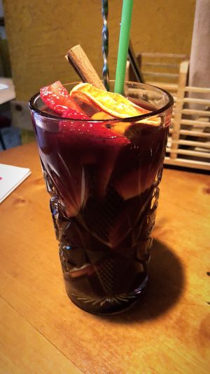 First Sangria at Bubita Bar in Barcelona