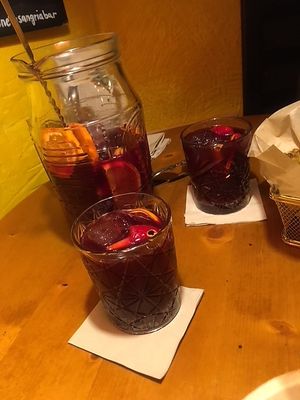 Sangria at Sangria Bar :) at Bubita Bar in Barcelona