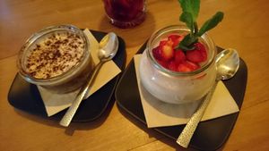 Deserts at Bubita Bar in Barcelona